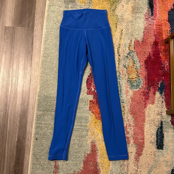 Aritzia TNA Golden Butter Jazz Blue Leggings - Picture 3 of 6